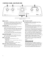 Preview for 4 page of Maytag MVWX500BW Use And Care Manual