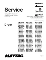 Предварительный просмотр 1 страницы Maytag NDE2335AY Series Service Manual