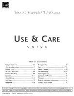 Preview for 1 page of Maytag NEPTUNE FAV9800AWQ Use & Care Manual