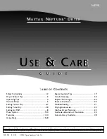 Maytag NEPTUNE MD98 Use & Care Manual предпросмотр