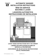 Предварительный просмотр 51 страницы Maytag Neptune TL FAV6800A Service