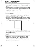 Предварительный просмотр 10 страницы Maytag OVER-THE-RANGE MICROWAVE OVEN Installation Instructions Manual