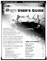 Maytag PAV3240AWW User Manual preview