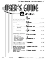 Preview for 1 page of Maytag PAV5157AWW User Manual