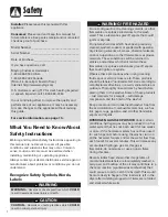 Preview for 2 page of Maytag PAVT-1 Use & Care Manual