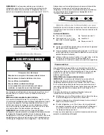 Preview for 22 page of Maytag PBF1951KEW - 30" Bottom Freezer Refrigerator User Instructions