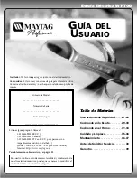 Preview for 27 page of Maytag PER4310BCW User Manual