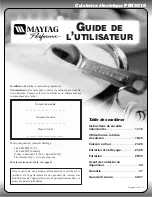 Preview for 17 page of Maytag PER5510 User Manual