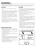 Preview for 3 page of Maytag Perfoma PTB1954GR User Manual