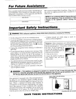 Preview for 2 page of Maytag Performa 111208-1 User Manual