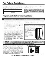 Preview for 2 page of Maytag Performa 61004966 User Manual