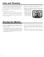 Preview for 8 page of Maytag Performa LAW2400 User Manual