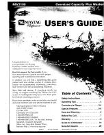 Preview for 1 page of Maytag PERFORMA PAV3100 User Manual