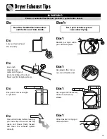 Предварительный просмотр 11 страницы Maytag Performa PDET910AZW Use & Care Manual