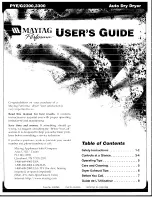 Maytag Performa PYE2300 User Manual предпросмотр