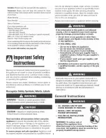 Preview for 2 page of Maytag PGR5750 Use & Care Manual