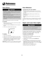 Preview for 20 page of Maytag Precision Touch 750 Series Use And Care Manual