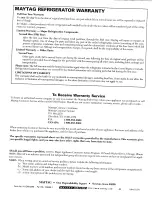 Preview for 15 page of Maytag RCW2000DAE Instruction, Use And Maintenance Manual