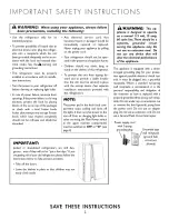 Preview for 3 page of Maytag RJRS4270A User Manual