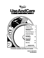 Preview for 1 page of Maytag RS6105XY Use & Care Manual