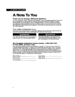 Preview for 2 page of Maytag RS6105XY Use & Care Manual