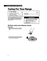 Preview for 18 page of Maytag RS6105XY Use & Care Manual