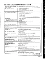 Preview for 17 page of Maytag RSW22E0CAE/DM35A User Manual