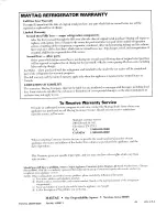 Preview for 18 page of Maytag RSW22E0CAE/DM35A User Manual