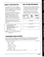 Preview for 2 page of Maytag RTS1700CAL Manual