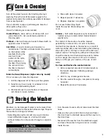 Preview for 9 page of Maytag SAV2555 Use & Care Manual