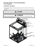 Preview for 1 page of Maytag sav2655aw Technical Information