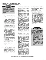 Preview for 3 page of Maytag SAV5600 User Manual