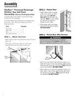 Предварительный просмотр 8 страницы Maytag SkyBox MBV1976AA Manual