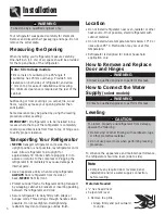 Preview for 4 page of Maytag SOV026TB Use And Care Manual