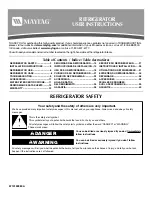 Preview for 1 page of Maytag T1WG2 User Instructions