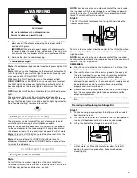 Preview for 7 page of Maytag T1WG2 User Instructions