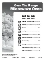 Preview for 1 page of Maytag UMV1152BA Use & Care Manual