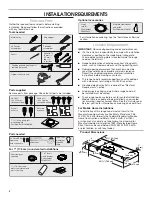 Предварительный просмотр 4 страницы Maytag UXT2030ADW Installation Instructions And Use & Care Manual