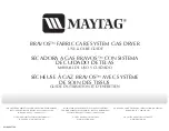 Maytag W10088778A Use And Care Manual preview