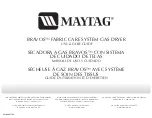 Предварительный просмотр 1 страницы Maytag W10088778A Use And Care Manual