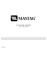 Maytag W10117890A Use & Care Manual preview