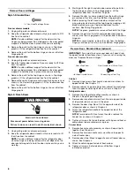 Preview for 6 page of Maytag W10175486A User Instructions