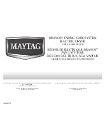 Maytag W10201174A Use & Care Manual preview