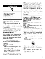 Preview for 3 page of Maytag W10206488A User Instructions