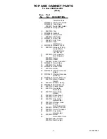 Preview for 2 page of Maytag W10270384 Parts List