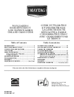 Maytag W10280467B Use And Care Manual preview