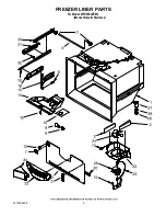 Preview for 3 page of Maytag W10304458 Cabinet Parts