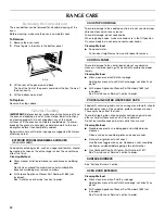 Preview for 12 page of Maytag W10304917A Use And Care Manual