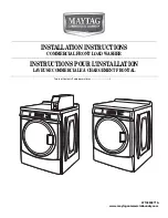 Preview for 1 page of Maytag W10353871A Installation Instructions Manual