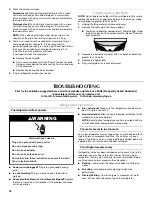 Preview for 16 page of Maytag W10366207A User Instructions